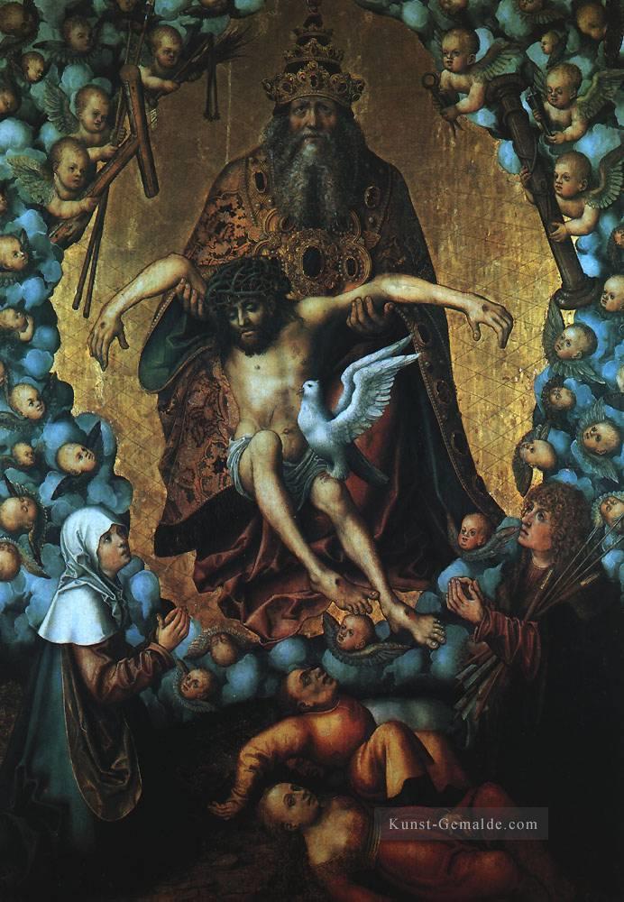 die Dreifaltigkeit Renaissance Lucas Cranach der Ältere Ölgemälde